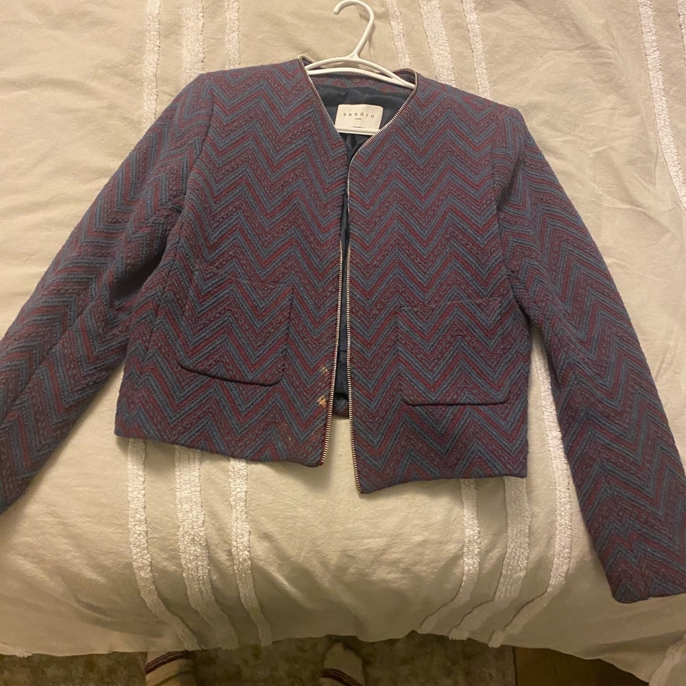 Sandro blazer. Sandro sizing 2.